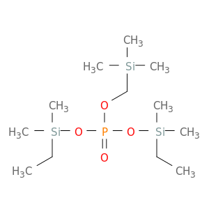 Phosphoric acid, bis(ethyldimethylsilyl) (trimethylsilyl)methyl ester