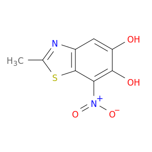 5,6-Benzothiazolediol, 2-methyl-7-nitro-
