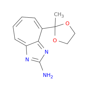 2-Cycloheptimidazolamine, 4-(2-methyl-1,3-dioxolan-2-yl)-