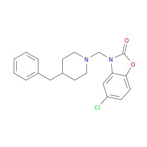 2(3H)-Benzoxazolone,5-chloro-3-[[4-(phenylmethyl)-1-piperidinyl]methyl]-