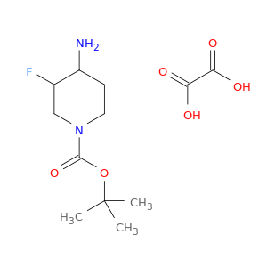4-氨基-3-氟哌啶-1-甲酸叔丁酯草酸盐