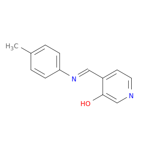 3-Pyridinol, 4-[(E)-[(4-methylphenyl)imino]methyl]-