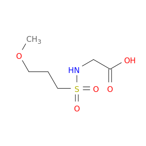2-(3-methoxypropanesulfonamido)acetic acid