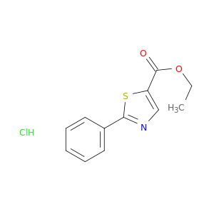 5-Thiazolecarboxylic acid, 2-phenyl-, ethyl ester, hydrochloride