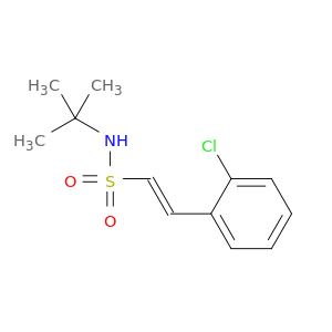 Ethenesulfonamide, 2-(2-chlorophenyl)-N-(1,1-dimethylethyl)-, (E)-
