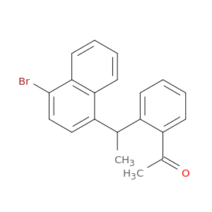 1-{2-[1-(4-bromonaphthalen-1-yl)ethyl]phenyl}ethanone