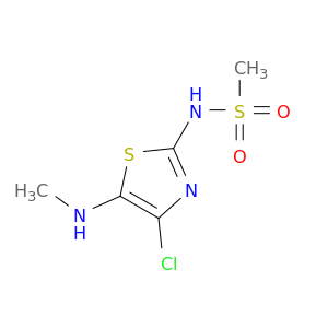Methanesulfonamide, N-[4-chloro-5-(methylamino)-2-thiazolyl]-