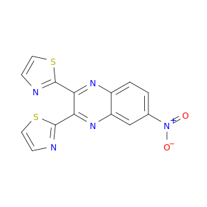 Quinoxaline, 6-nitro-2,3-bis(2-thiazolyl)-