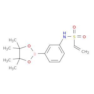N-[3-(4,4,5,5-四甲基-1,3,2-二氧杂硼杂环戊烷-2-基)苯基]乙烯磺酰胺