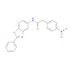 Benzeneacetamide, 4-nitro-N-(2-phenyl-5-benzoxazolyl)-
