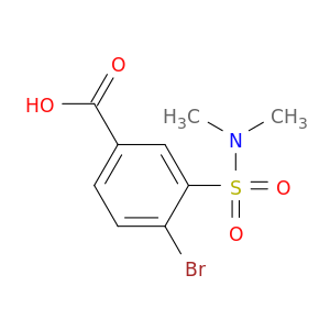 4-Bromo-3-(N,N-dimethylsulfamoyl)benzoic acid