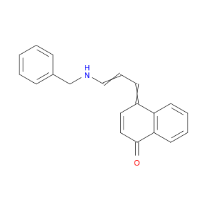 1(4H)-Naphthalenone, 4-[3-[(phenylmethyl)amino]-2-propenylidene]-