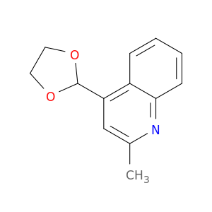 Quinoline, 4-(1,3-dioxolan-2-yl)-2-methyl-