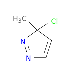 3H-Pyrazole, 3-chloro-3-methyl-