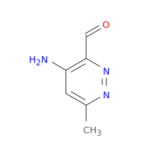 3-Pyridazinecarboxaldehyde, 4-amino-6-methyl-
