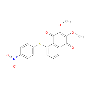 1,4-Naphthalenedione, 2,3-dimethoxy-5-[(4-nitrophenyl)thio]-