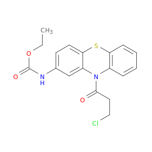 Carbamic acid,[10-(3-chloro-1-oxopropyl)-10H-phenothiazin-2-yl-5-34S]-, ethyl ester (9CI)