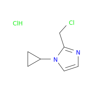 2-(chloromethyl)-1-cyclopropyl-1H-imidazole hydrochloride