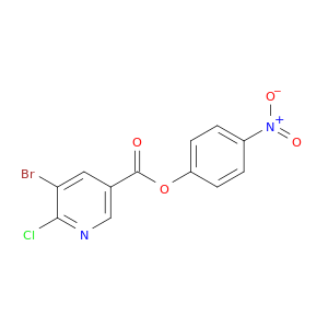 3-Pyridinecarboxylic acid, 5-bromo-6-chloro-, 4-nitrophenyl ester