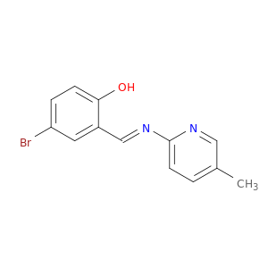 Phenol, 4-bromo-2-[(E)-((5-methyl-2-pyridinyl)imino)methyl]-