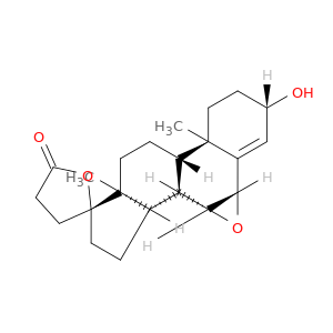 Pregn-4-ene-21-carboxylicacid, 6,7-epoxy-3,17-dihydroxy-, g-lactone, (3b,6b,7b,17a)- (9CI)