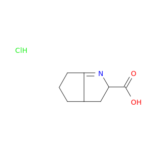 Cyclopenta[b]pyrrole-2-carboxylicacid, 2,3,3a,4,5,6-hexahydro-, hydrochloride (1:1)