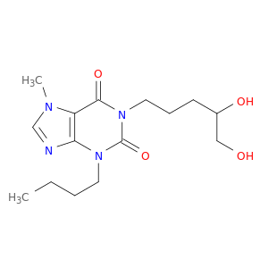 3-BUTYL-1-(4,5-DIHYDROXYPENTYL)-7-METHYLXANTHINE