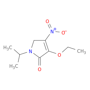 2H-Pyrrol-2-one, 3-ethoxy-1,5-dihydro-1-(1-methylethyl)-4-nitro-