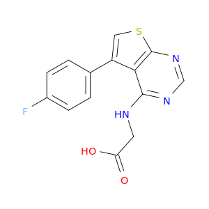 2-{[5-(4-Fluorophenyl)thieno[2,3-d]pyrimidin-4-yl]amino}acetic Acid