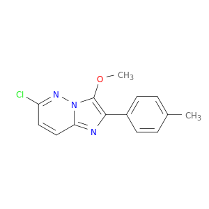 Imidazo[1,2-b]pyridazine, 6-chloro-3-methoxy-2-(4-methylphenyl)-
