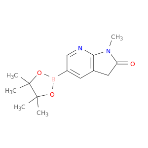 1-Methyl-5-(4,4,5,5-tetramethyl-1,3,2-dioxaborolan-2-yl)-1H-pyrrolo[2,3-b]pyridin-2(3H)-one