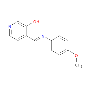 3-Pyridinol, 4-[(E)-[(4-methoxyphenyl)imino]methyl]-