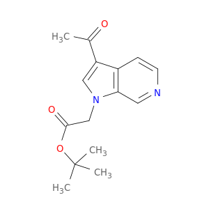 tert-Butyl 2-(3-acetyl-1H-pyrrolo[2,3-c]pyridin-1-yl)acetate