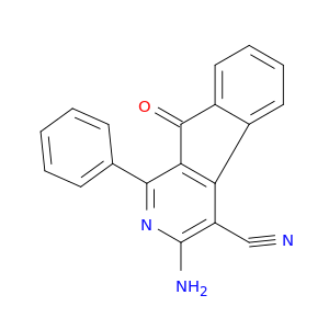 9H-Indeno[2,1-c]pyridine-4-carbonitrile, 3-amino-9-oxo-1-phenyl-