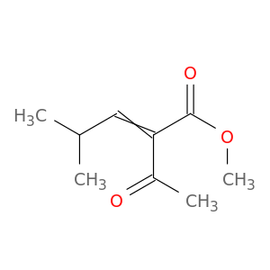 2-Pentenoic acid, 2-acetyl-4-methyl-, methyl ester