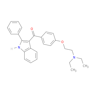 Methanone, [4-[2-(diethylamino)ethoxy]phenyl](2-phenyl-1H-indol-3-yl)-