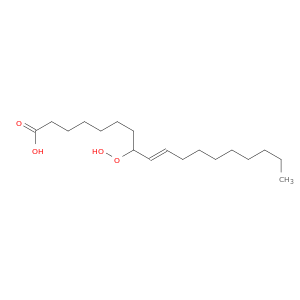 9-Octadecenoic acid, 8-hydroperoxy-, (E)-