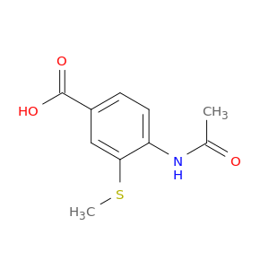 4-Acetamido-3-(methylsulfanyl)benzoic Acid