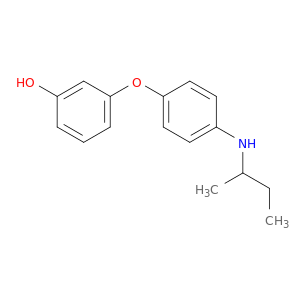 Phenol, 3-[4-[(1-methylpropyl)amino]phenoxy]-
