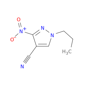 1H-Pyrazole-4-carbonitrile, 3-nitro-1-propyl-