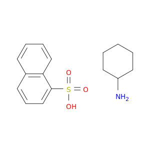 naphthalene-1-sulfonic acid- cyclohexanamine(1:1)
