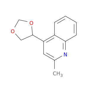 Quinoline, 4-(1,3-dioxolan-4-yl)-2-methyl-