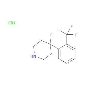 4-Fluoro-4-[2-(trifluoromethyl)phenyl]piperidine hydrochloride