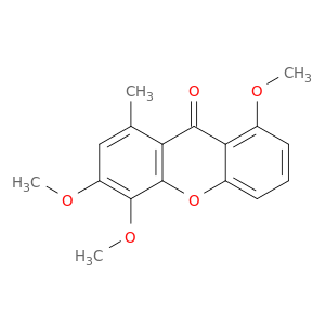 9H-Xanthen-9-one, 3,4,8-trimethoxy-1-methyl-