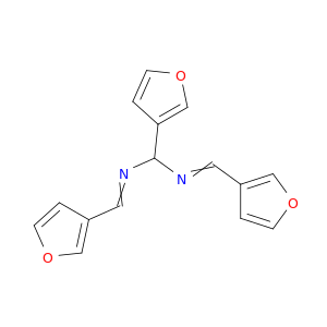Methanediamine, 1-(3-furanyl)-N,N'-bis(3-furanylmethylene)-