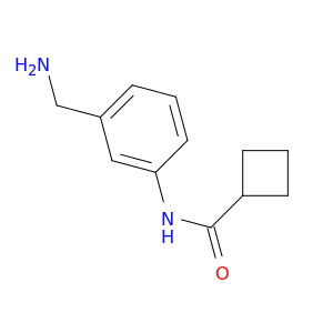 N-[3-(aminomethyl)phenyl]cyclobutanecarboxamide