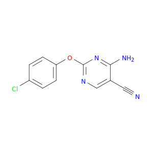 5-Pyrimidinecarbonitrile,4-amino-2-(4-chlorophenoxy)-
