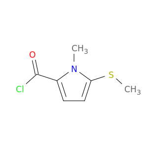 1H-Pyrrole-2-carbonyl chloride, 1-methyl-5-(methylthio)-