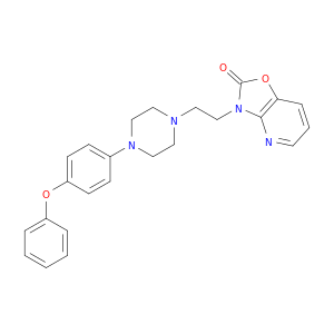 oxazolo[4,5-b]pyridin-2(3h)-one, 3-[2-[4-(4-phenoxyphenyl)-1-piperazinyl]ethyl]-
