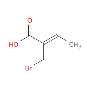 2-Butenoic acid, 2-(bromomethyl)-, (Z)-